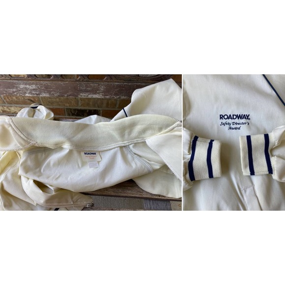 Size L NOS ROADWAY Safety Director's Award Light Jacket Vintage 80s Made in USA - Picture 3 of 3